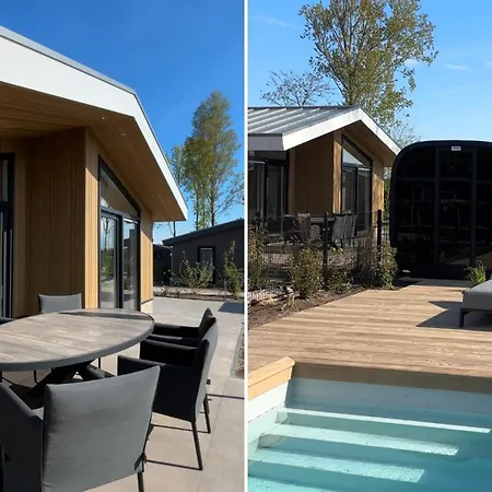 Molenhuys Parkzicht Met Prive Zwembad & Sauna | 6 Personen ヴィラ